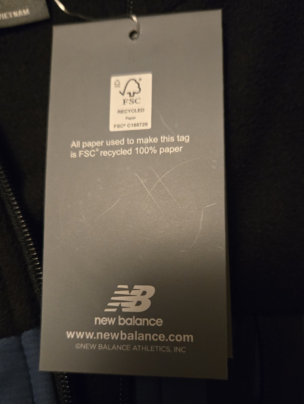 Men's New Balance Fleece Jacket In Size Large - Picture 8 of 13